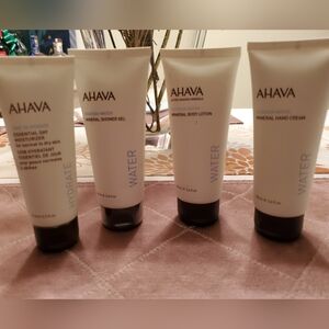 Ahava Deadsea Water Minerals 4 pc bath, body & face set